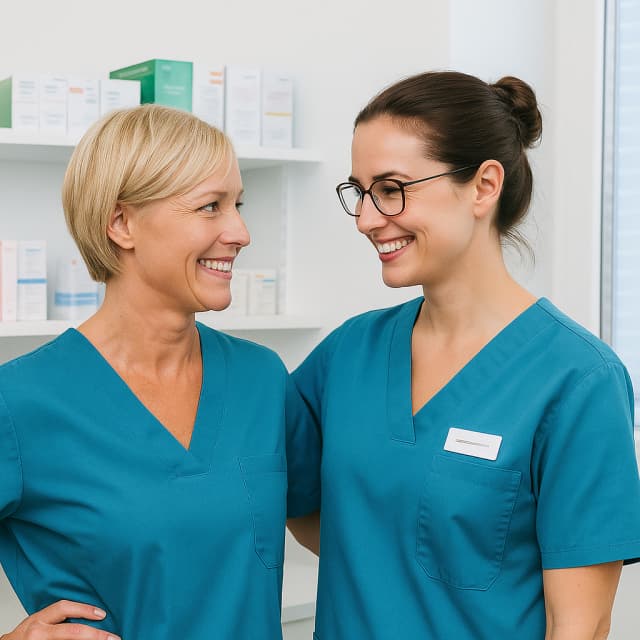 two-doctors-smiling-woman